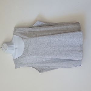 cali & york silver shimmer thread sleeveless shell tank top 3X